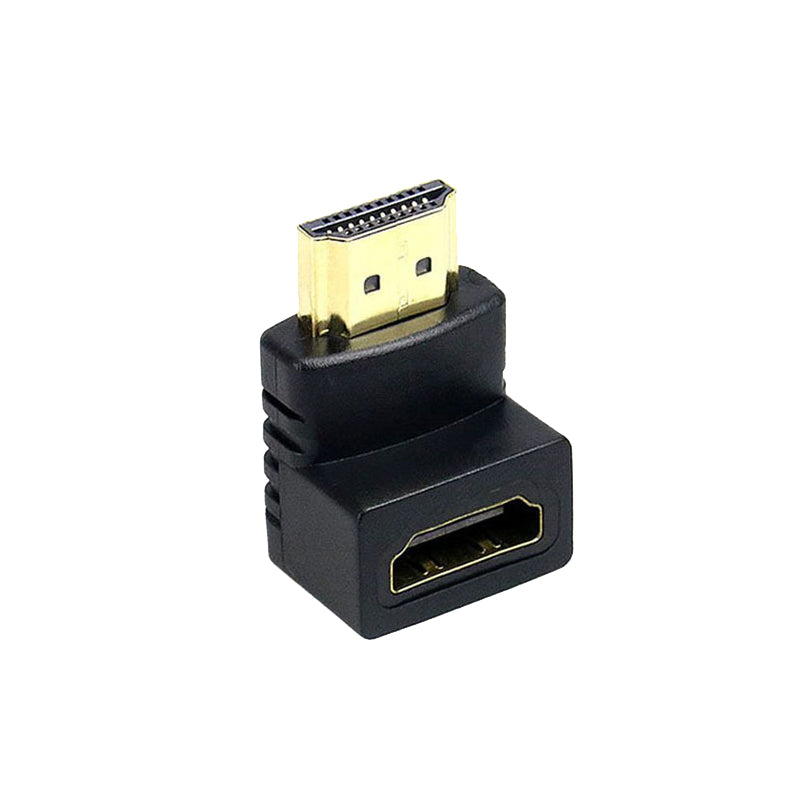 Wholesale All Series High Speed 90 Degree 1080P Male to Female Connector Adapter Converter