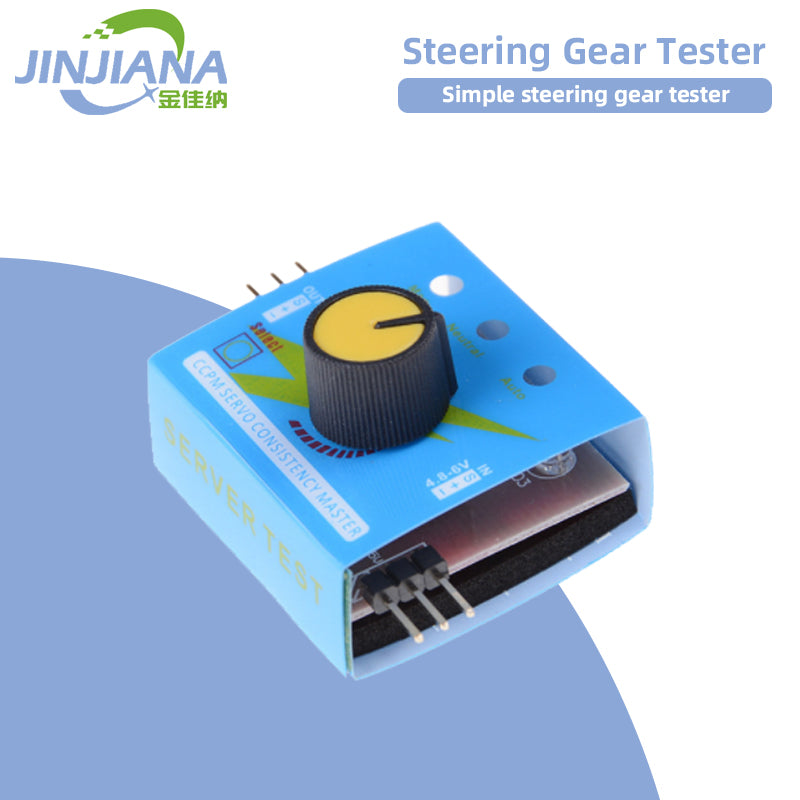 Simple Steering Gear Tester Aircraft Model Motor Test ESC Tester Third Gear Indicator Light Module