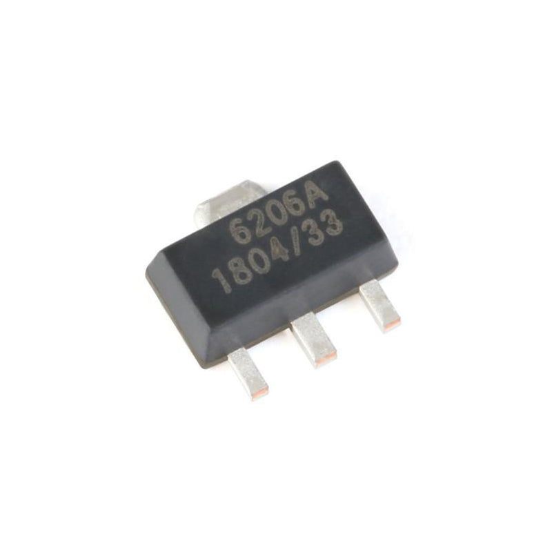 ln stock Low voltage differential linear regulator chip ME6206A33M3G electronic components chips integrated circuitschip