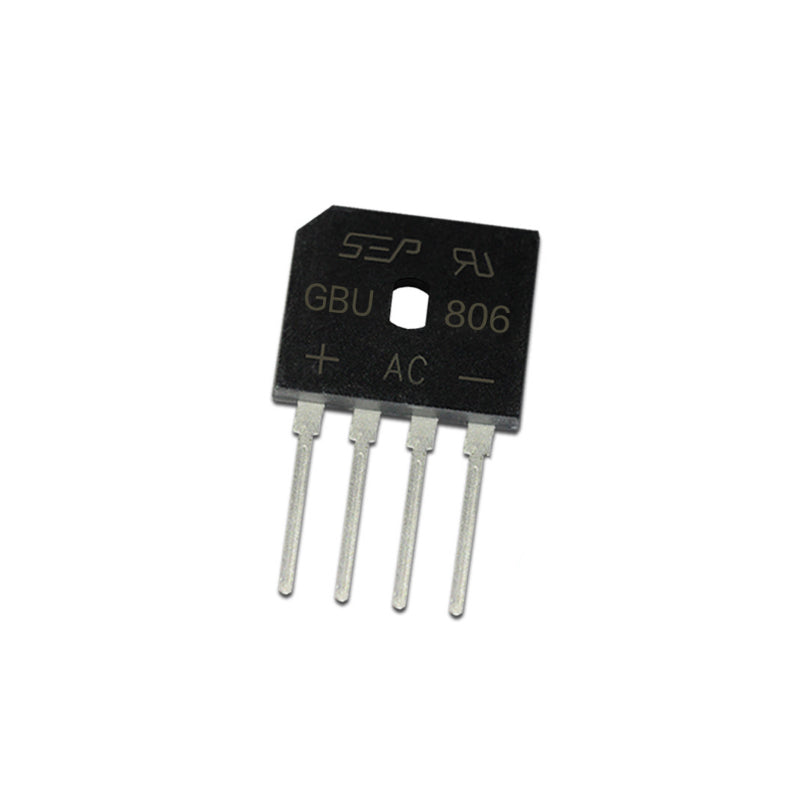 ln stock In-line rectifier bridge stack GBU806 bluetooth ic chip mobile smart card readeric chip  ic chip