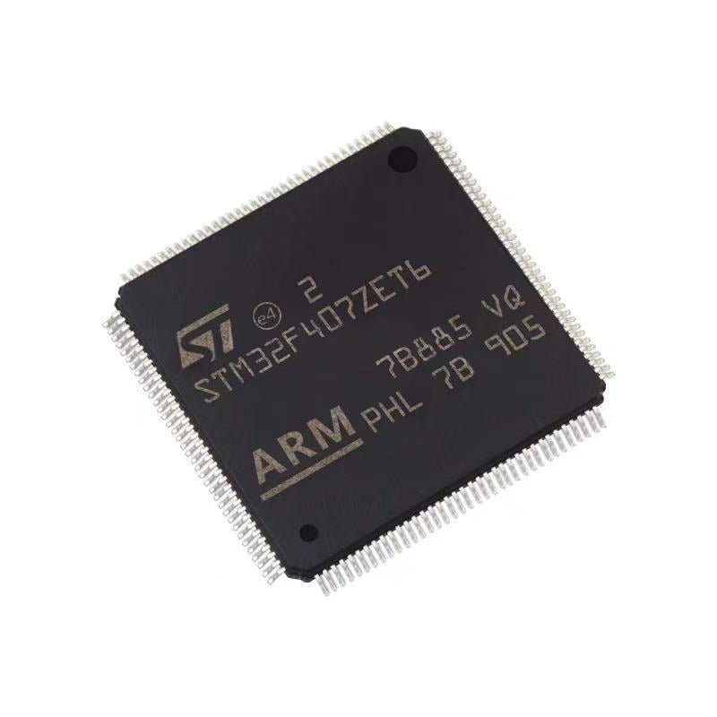 Microcontroller Original STM32F407ZET6 LQFP-144  Electronic Components IC Chip Integrated Circuits Parts Accessories