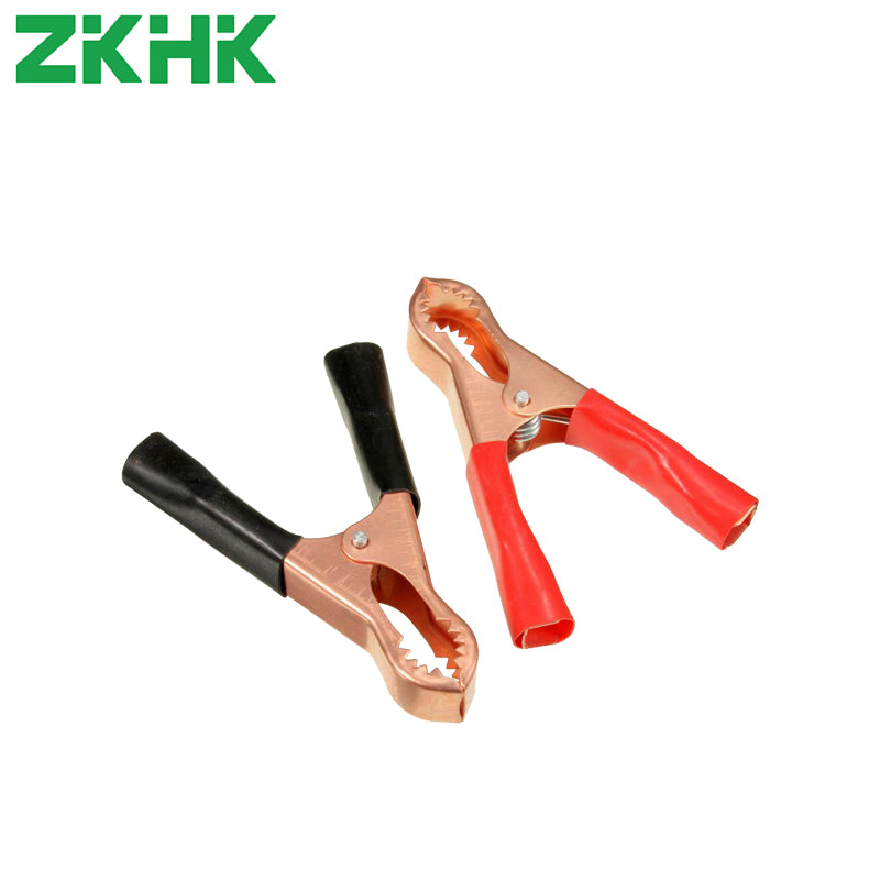 100A Red & Black Metal Car Battery Charger Clips Crocodile Alligators Test Clamps Connector Plug New Original Welcome To Inquire