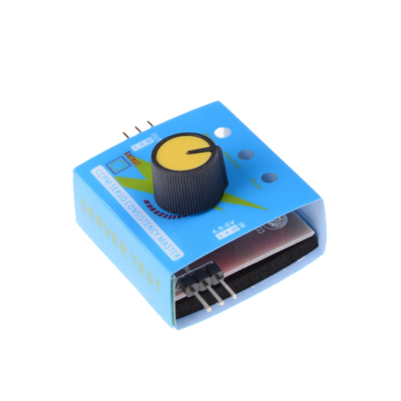 Simple Steering Gear Tester Aircraft Model Motor Test ESC Tester Third Gear Indicator Light Module