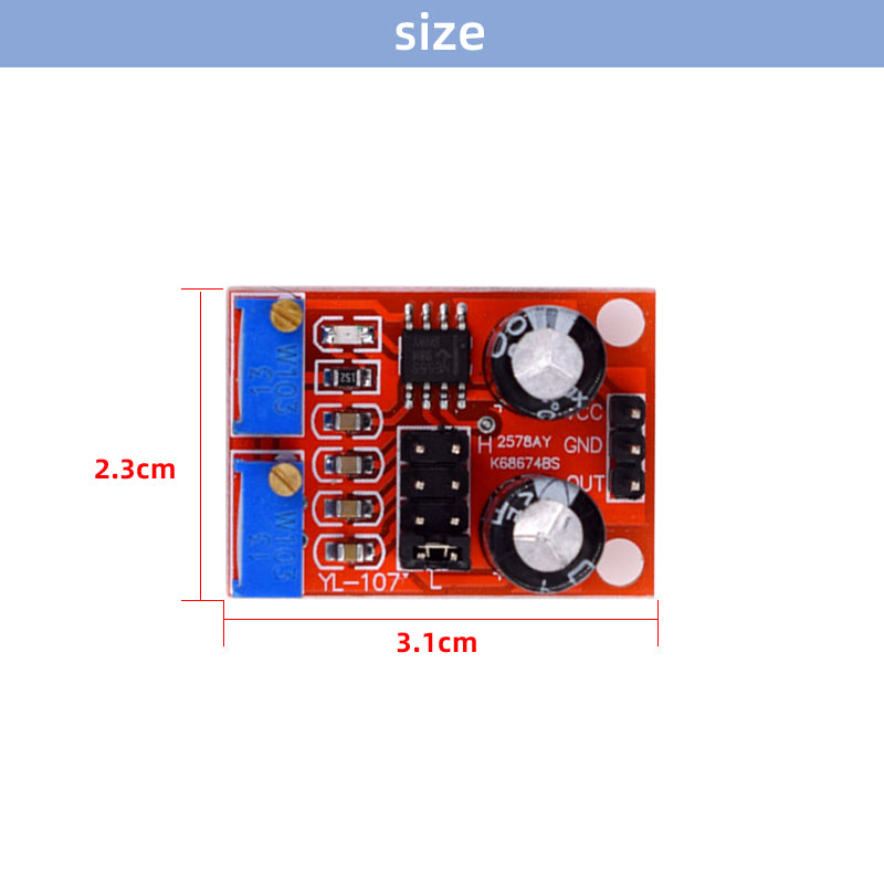 Original and Brand New Pulse Frequency Duty Cycle Adjustable Module Square Wave Signal Generator NE555
