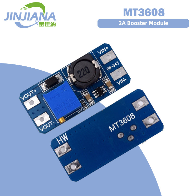 Original Power Supply Module DC-DC 2A Booster Brand New High-Power Amplifier Booster Conversion Module MT3608