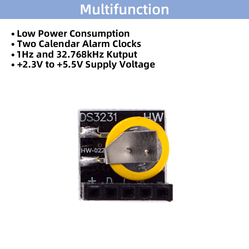 New Original High Precision RTC Real Time Clock Memory Module Raspberry PI with Battery DS3231