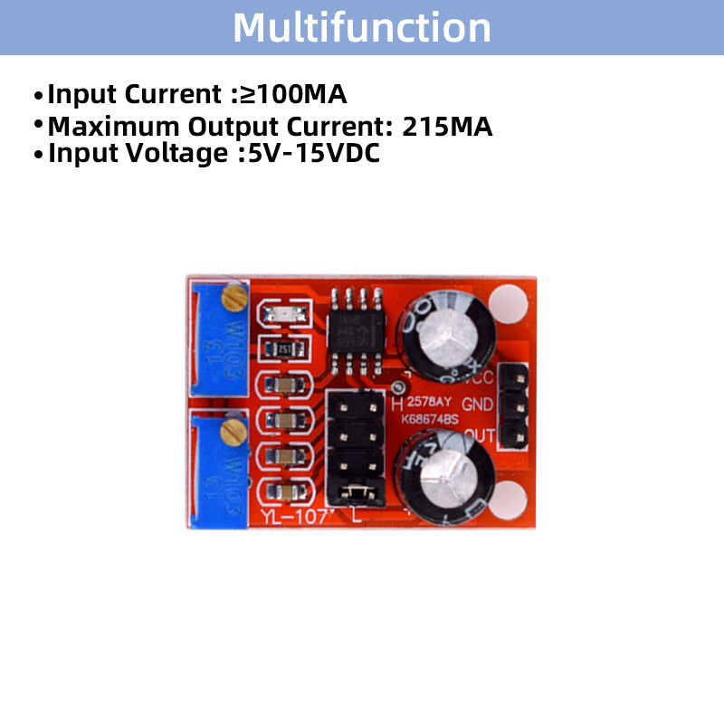 Original and Brand New Pulse Frequency Duty Cycle Adjustable Module Square Wave Signal Generator NE555