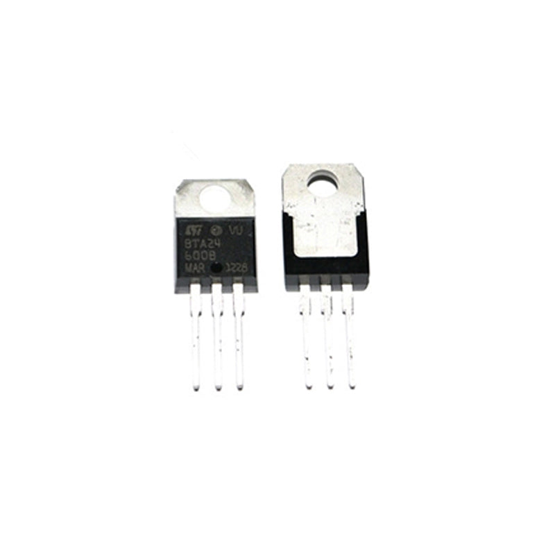 In Stock Genuine In-Line Triode Package TO-220 Bidirectional Thyristor BTA24-600BWRG ICic chip