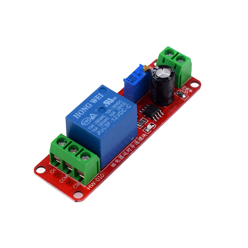 Time Delay Relay 12V Monostable Switch Automotive Electrical Delay 0-10 seconds Adjustable Delay Module NE555