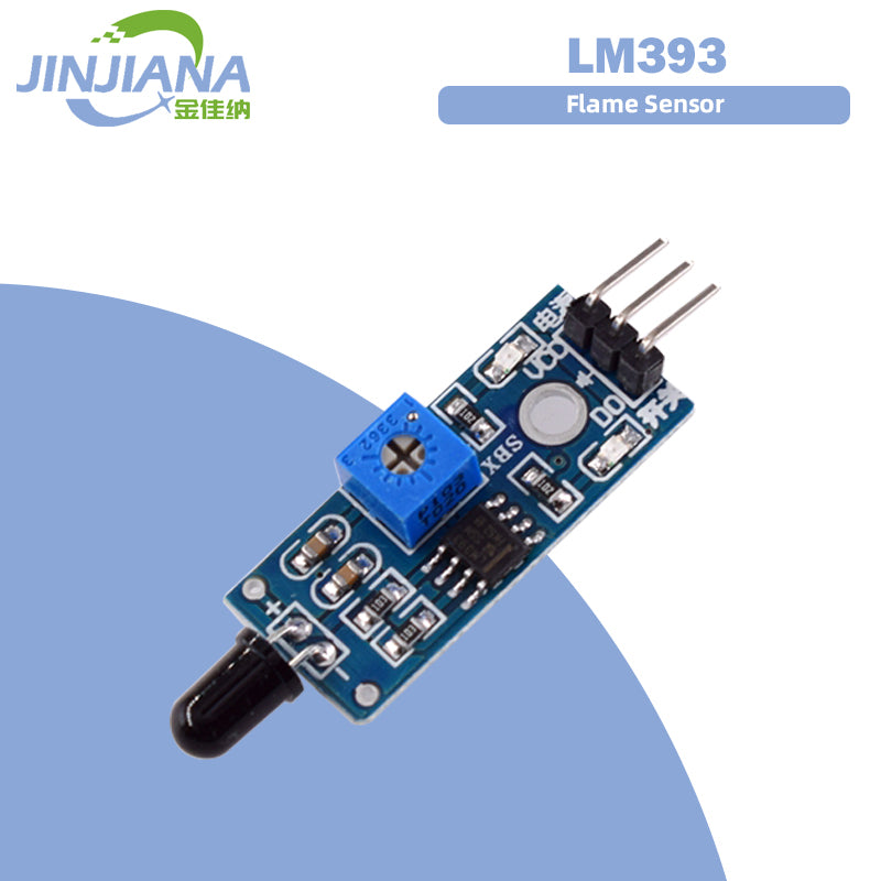 Original FC-01 Sensor Base Plate Flame Sensor Module Fire Source Detection Module Infrared Receiver LM393