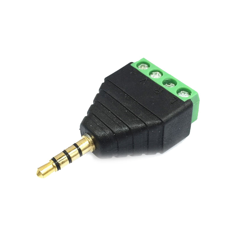 3.5mm Terminal Jack 4 Pole Plug RCA Connector Adapter Jack Press Plug Connector New Original Welcome To Inquire