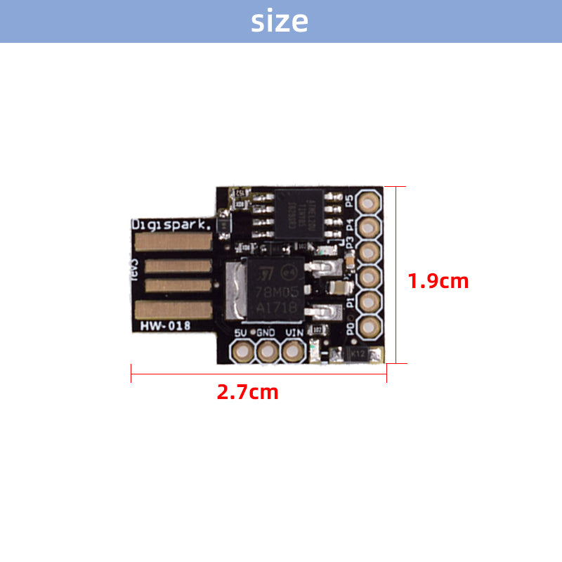General Brand New Micro USB Development Board Microcontroller Digispark Development Board Module ATTINY85