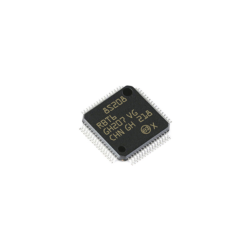 Original Genuine 64-LQFP 8-Bit 24MHz 128KB STM8S208RBT6 Microcontroller IC
