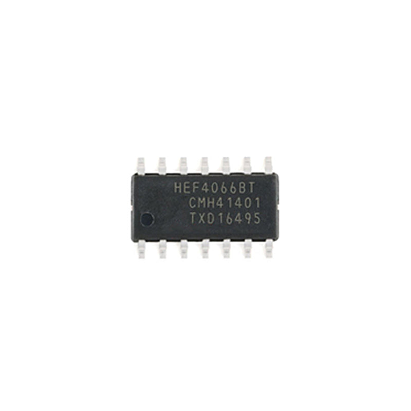 New Original package Soic-14 HEF4066BT,653 fourway singlepole singlethrow analog switch, Chip logic Integrated Circuit IC